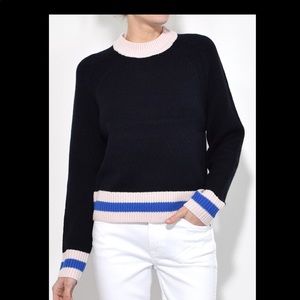 NEW Rag & Bone Hattie Merino Wool Stripe Sweater